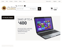 Tablet Screenshot of lowcountrycoins.com